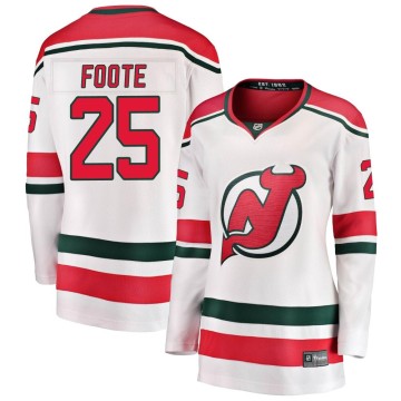 Breakaway Fanatics Branded Women's Nolan Foote New Jersey Devils Alternate Jersey - White