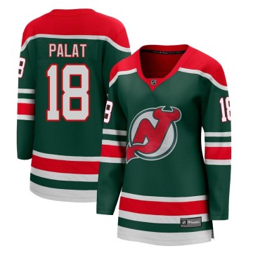 Breakaway Fanatics Branded Women's Ondrej Palat New Jersey Devils 2020/21 Special Edition Jersey - Green