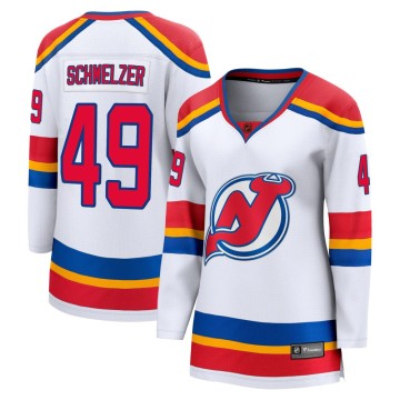 Breakaway Fanatics Branded Women's Ryan Schmelzer New Jersey Devils Special Edition 2.0 Jersey - White