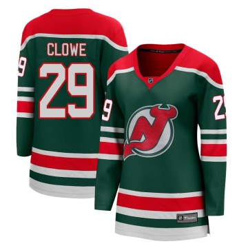 Breakaway Fanatics Branded Women's Ryane Clowe New Jersey Devils 2020/21 Special Edition Jersey - Green