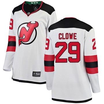 Breakaway Fanatics Branded Women's Ryane Clowe New Jersey Devils Away Jersey - White