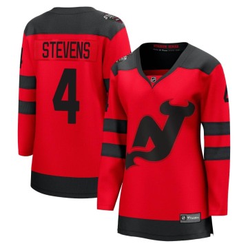 Breakaway Fanatics Branded Women's Scott Stevens New Jersey Devils 2024 Stadium Series Jersey - Red