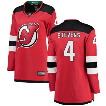 Breakaway Fanatics Branded Women's Scott Stevens New Jersey Devils Home Jersey - Red