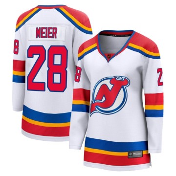 Breakaway Fanatics Branded Women's Timo Meier New Jersey Devils Special Edition 2.0 Jersey - White