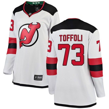Breakaway Fanatics Branded Women's Tyler Toffoli New Jersey Devils Away Jersey - White