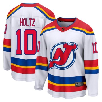 Breakaway Fanatics Branded Youth Alexander Holtz New Jersey Devils Special Edition 2.0 Jersey - White