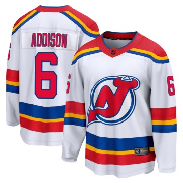 Breakaway Fanatics Branded Youth Calen Addison New Jersey Devils Special Edition 2.0 Jersey - White