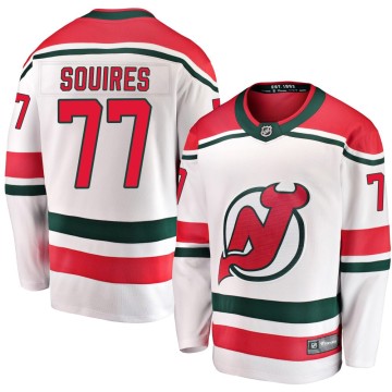 Breakaway Fanatics Branded Youth Cam Squires New Jersey Devils Alternate Jersey - White
