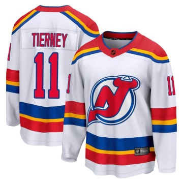 Breakaway Fanatics Branded Youth Chris Tierney New Jersey Devils Special Edition 2.0 Jersey - White