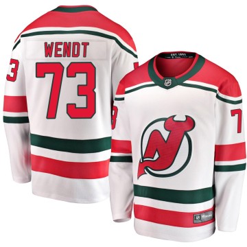 Breakaway Fanatics Branded Youth Dylan Wendt New Jersey Devils Alternate Jersey - White
