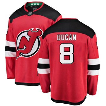 Breakaway Fanatics Branded Youth Jack Dugan New Jersey Devils Home Jersey - Red