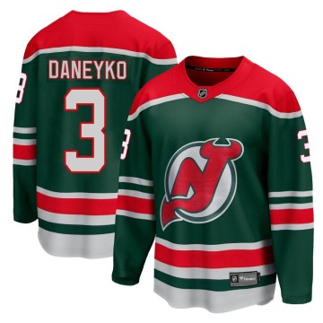 Breakaway Fanatics Branded Youth Ken Daneyko New Jersey Devils 2020/21 Special Edition Jersey - Green