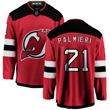Breakaway Fanatics Branded Youth Kyle Palmieri New Jersey Devils Home Jersey - Red