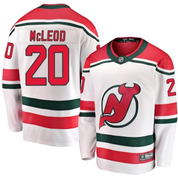 Breakaway Fanatics Branded Youth Michael McLeod New Jersey Devils Alternate Jersey - White