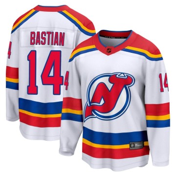 Breakaway Fanatics Branded Youth Nathan Bastian New Jersey Devils Special Edition 2.0 Jersey - White
