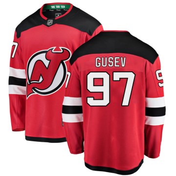 Breakaway Fanatics Branded Youth Nikita Gusev New Jersey Devils Home Jersey - Red