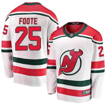 Breakaway Fanatics Branded Youth Nolan Foote New Jersey Devils Alternate Jersey - White