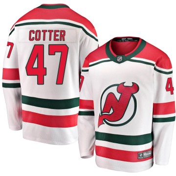 Breakaway Fanatics Branded Youth Paul Cotter New Jersey Devils Alternate Jersey - White