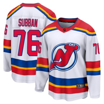 Breakaway Fanatics Branded Youth P.K. Subban New Jersey Devils Special Edition 2.0 Jersey - White