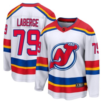 Breakaway Fanatics Branded Youth Samuel Laberge New Jersey Devils Special Edition 2.0 Jersey - White