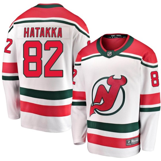 Breakaway Fanatics Branded Youth Santeri Hatakka New Jersey Devils Alternate Jersey - White