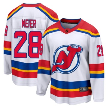 Breakaway Fanatics Branded Youth Timo Meier New Jersey Devils Special Edition 2.0 Jersey - White
