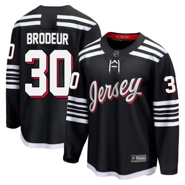 Breakaway Fanatics Men's Martin Brodeur New Jersey Devils Alternate Jersey - Black