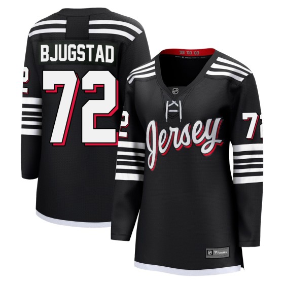 Breakaway Fanatics Women's Nick Bjugstad New Jersey Devils Alternate Jersey - Black