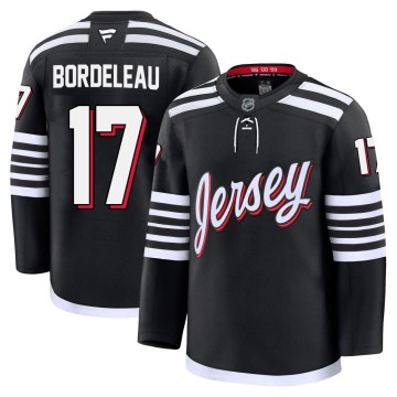 Premium Fanatics Men's Thomas Bordeleau New Jersey Devils Alternate Jersey - Black