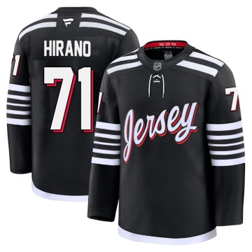 Premium Fanatics Youth Yushiroh Hirano New Jersey Devils Alternate Jersey - Black